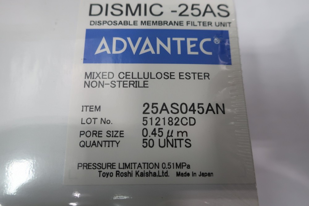 Advantec 25AS045AN Membrane Filter Unit