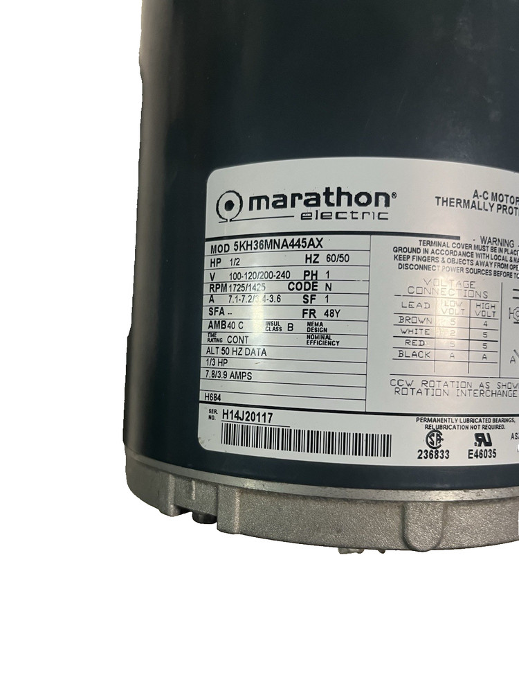 Marathon Electric Circulation Pump *Used* *Not Tested*