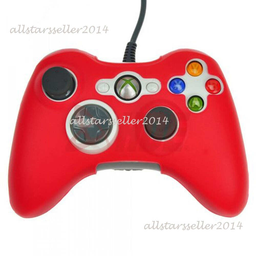 Silicone Protective Rubber Skin Cover for Microsoft XBox 360 Controller Case US