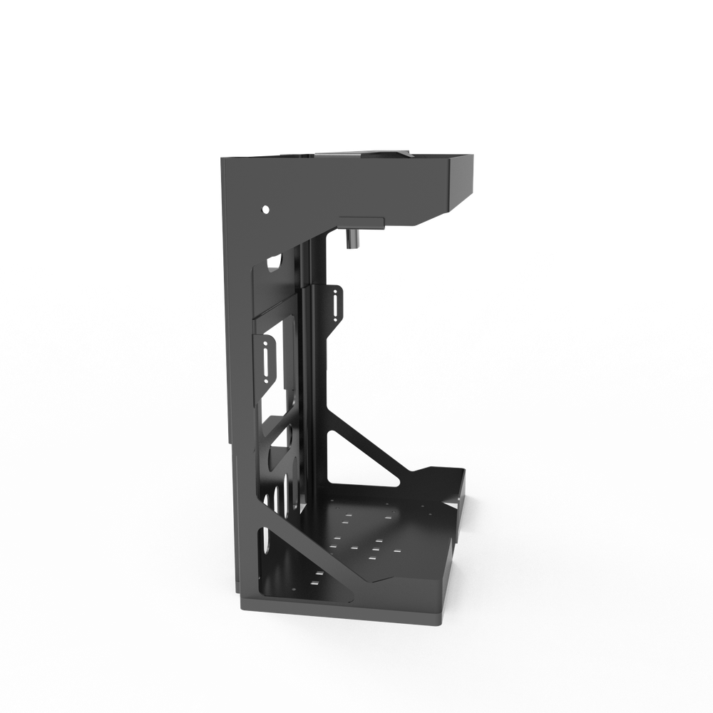 Adjustable Backpack Blower Sprayer Rack for Open and Enclosed Landscape Trailer