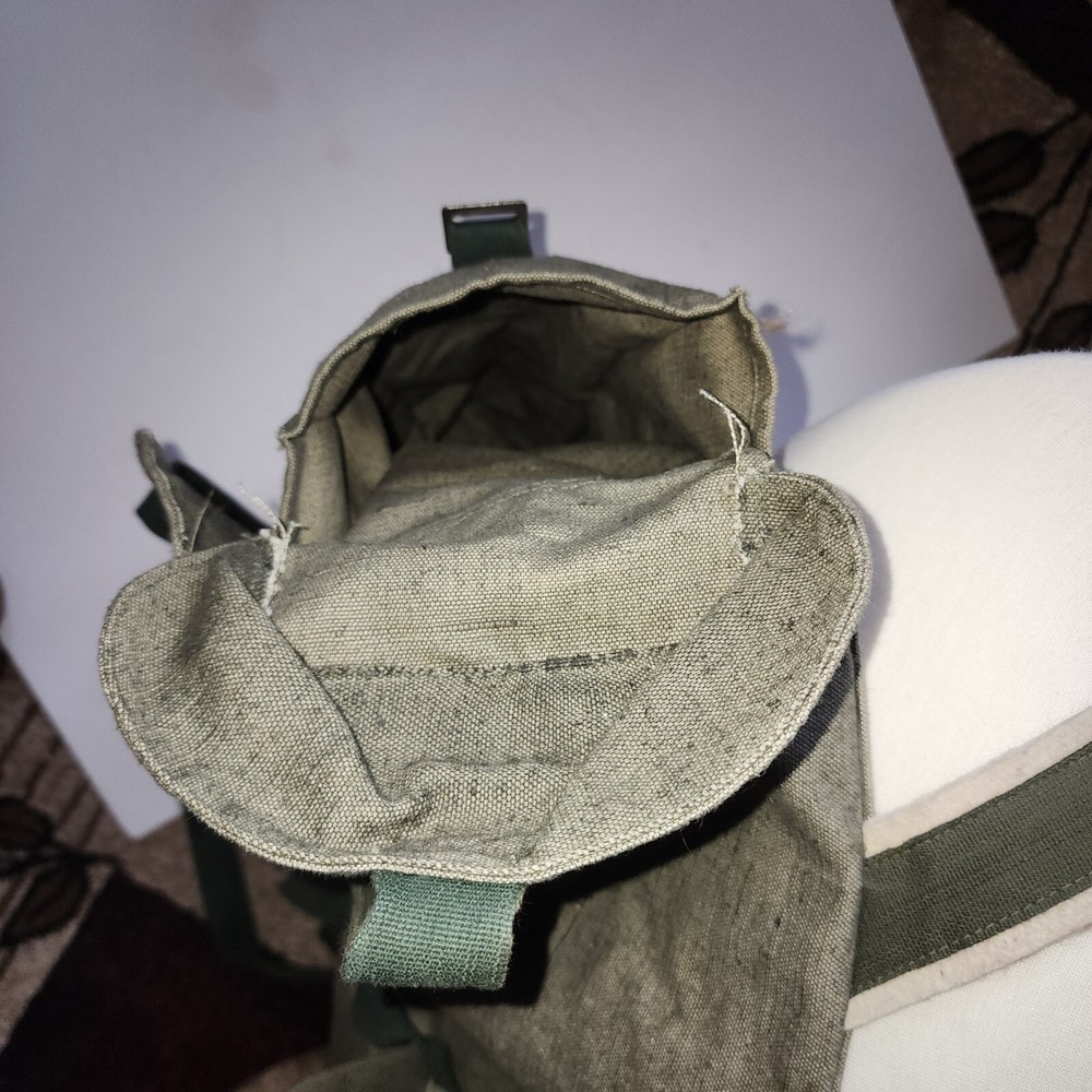 BULGARIAN WEB SET GEAR COLD WAR BRITISH 58 PATTERN TYPE WEBBING WITH ADDL POUCH