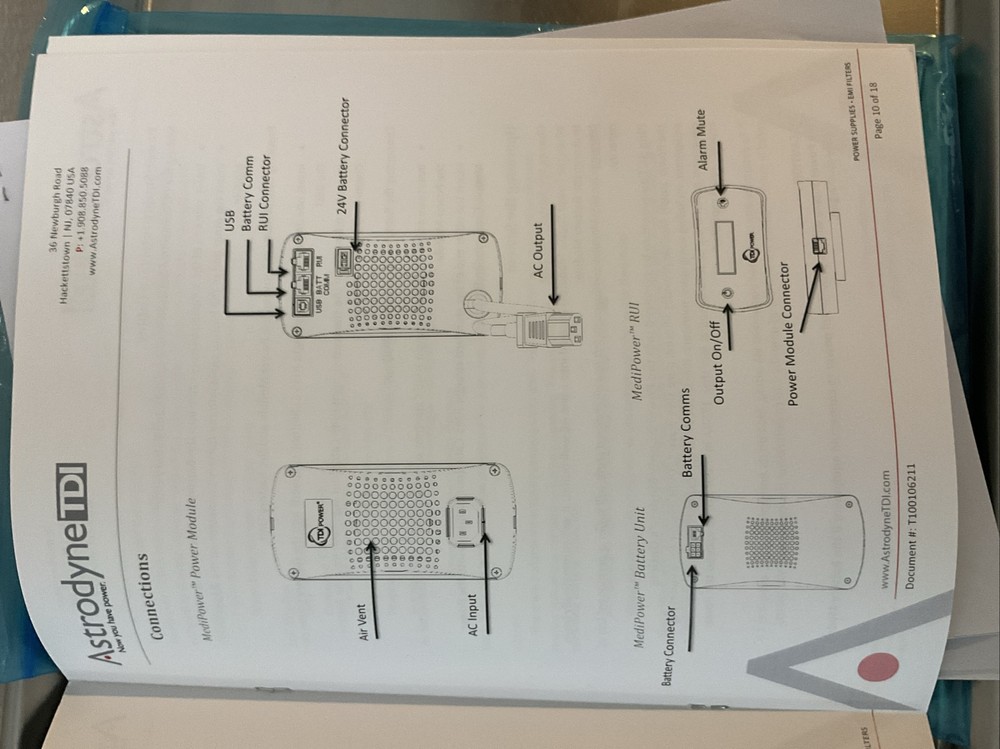 UL/IEC60601-1 Mobile Medical Power System