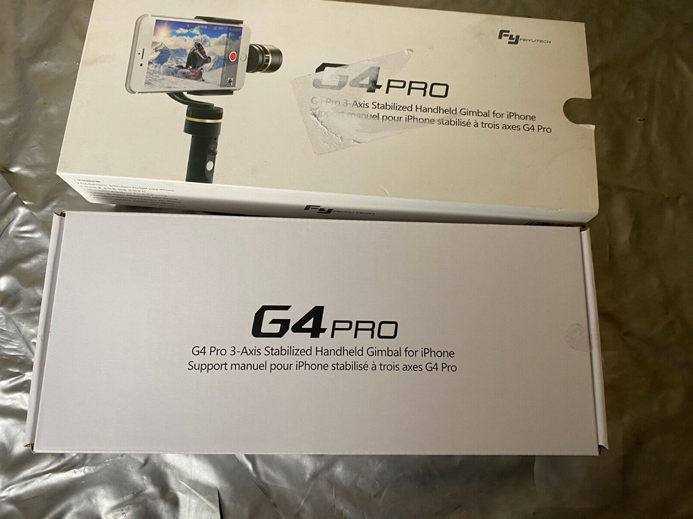 Feiyu Tech G4 Pro 3-Axis Handheld Stabilized Gimbal iPhone Android Samsung