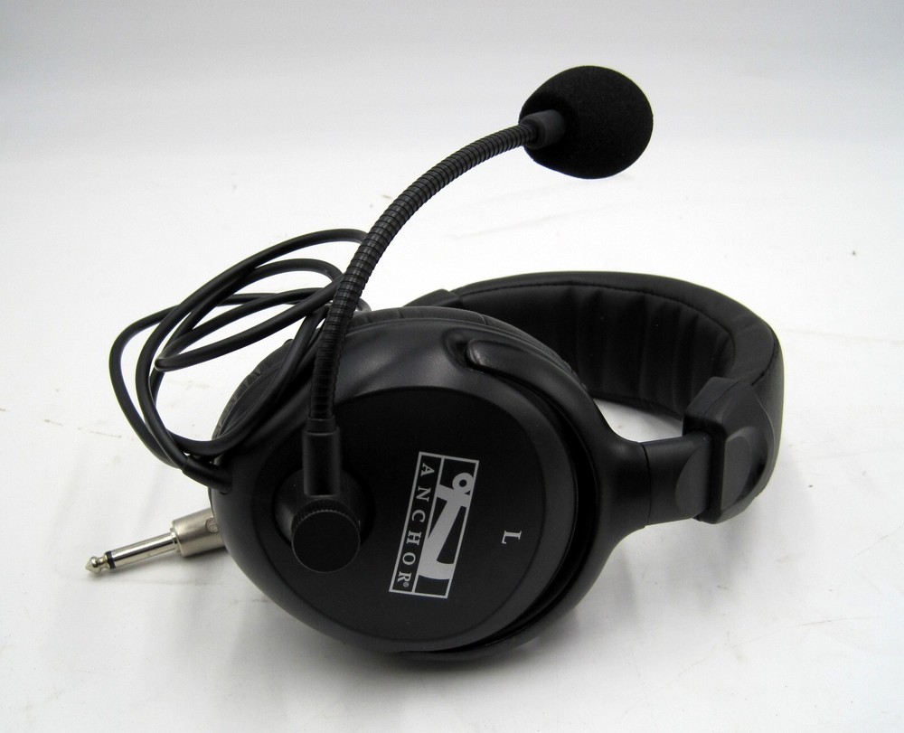 Anchor H-2000S Single Muff Headset 1/4" Jack Only