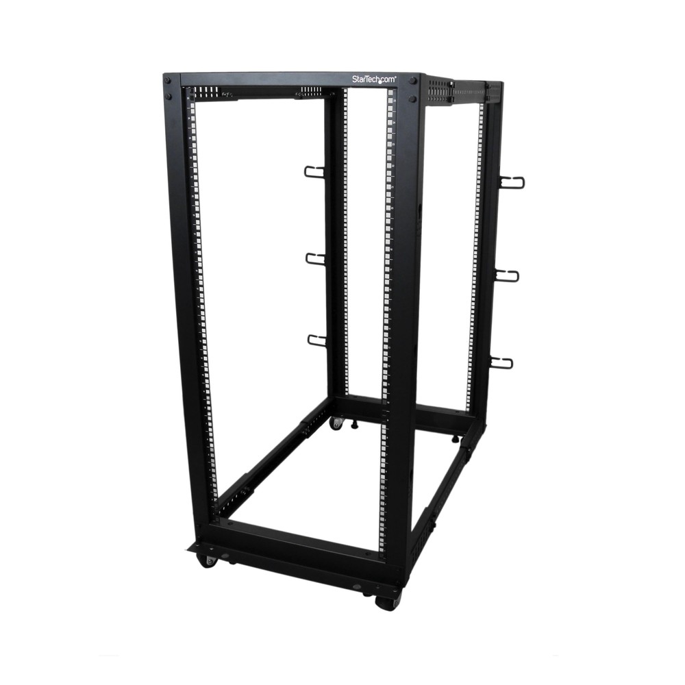 25U Adj Depth 4 Post Rack