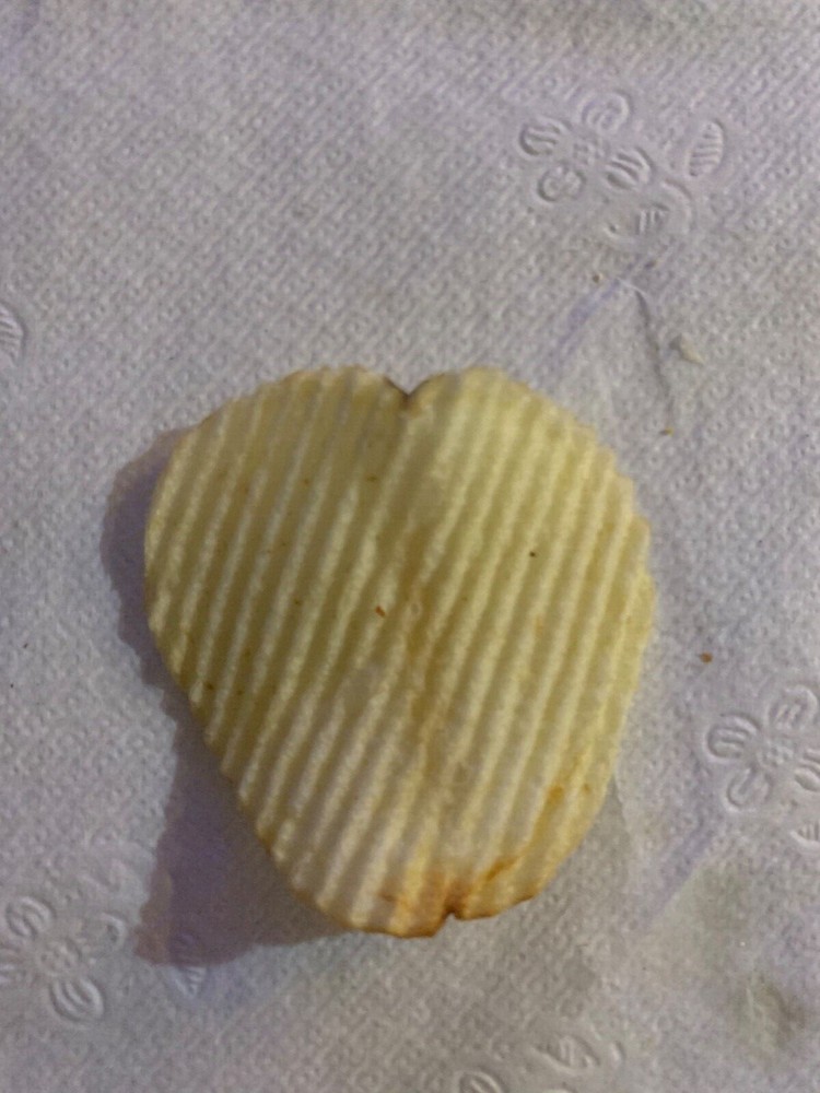 Heart shaped ruffle chip original 