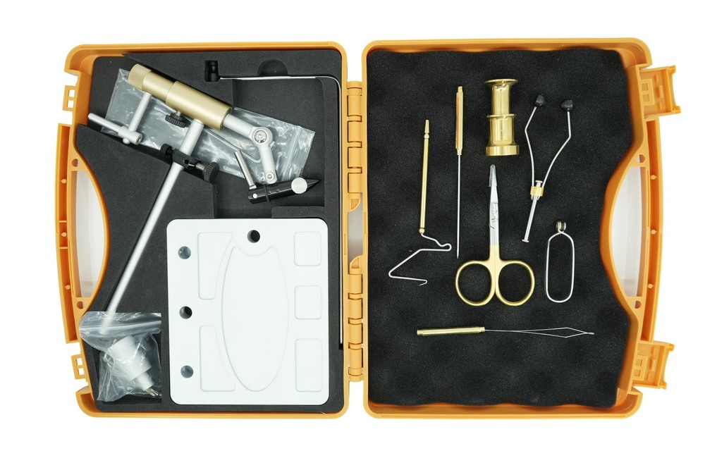 Kingfisher Fly Tying Clarkfork Fly Tying Vise Kit with Tools