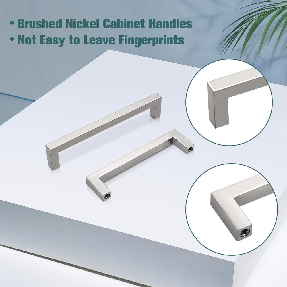Cabinet Pulls - Solid Zinc Alloy Kitchen Cabinet Handles & Knobs for Drawers,...