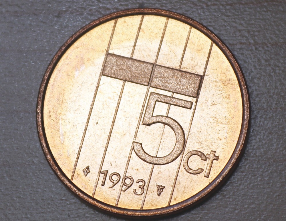 1993 Netherlands 5 Cents Unc.
