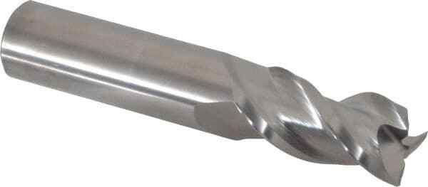 Accupro 3/4" Diam 3 Flute Single End Solid Carbide 0.03" Corner Radius End Mi...