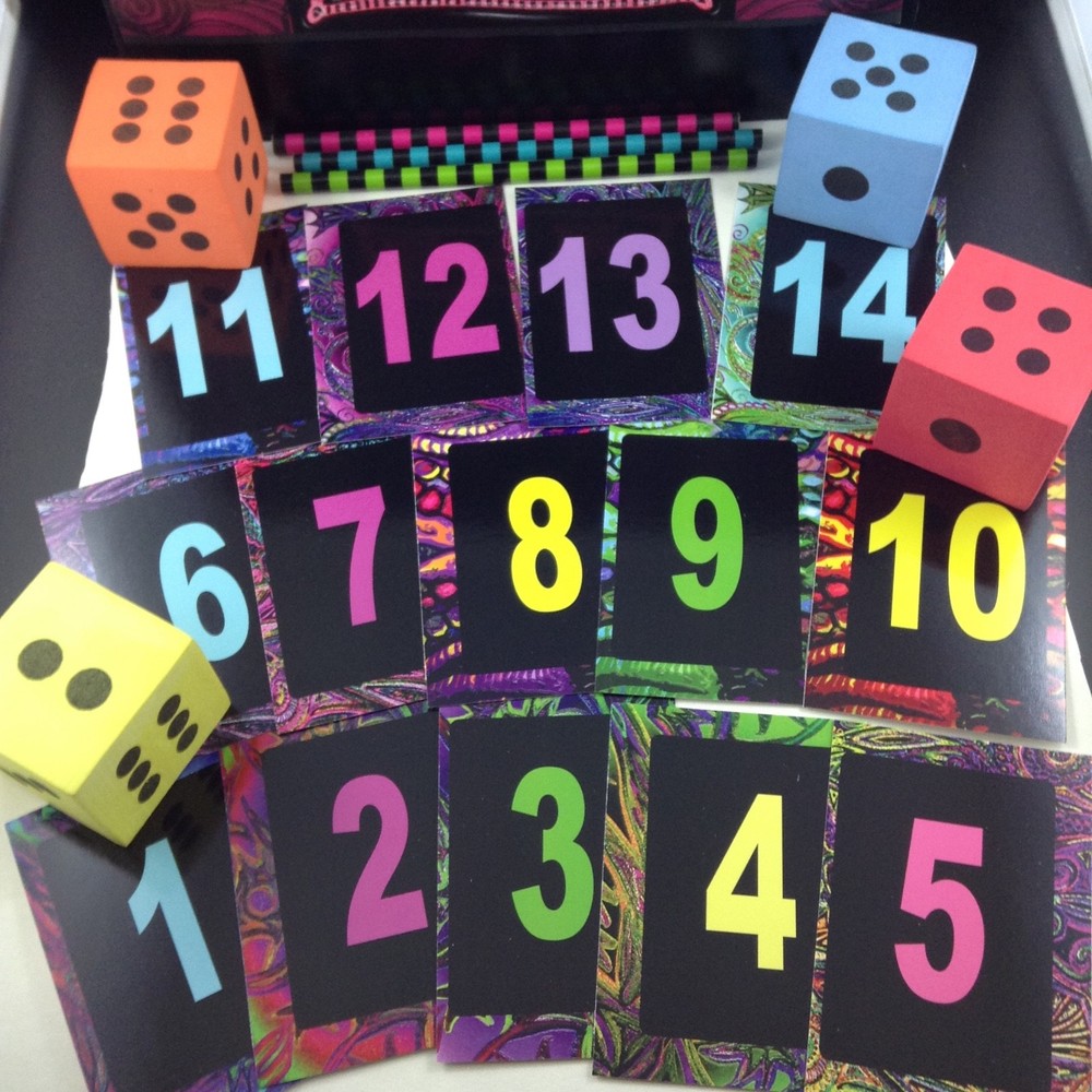 Rainbow Number Cards 1-20 40 Set Number Recognition Activities Games Learning