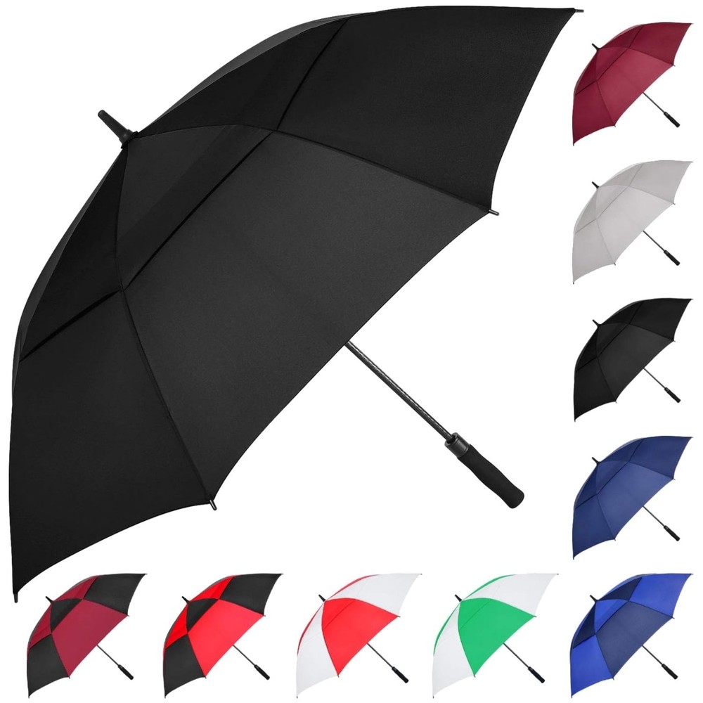 XL Golf Umbrella, 72 Inch, Automatic Open, Windproof Vented