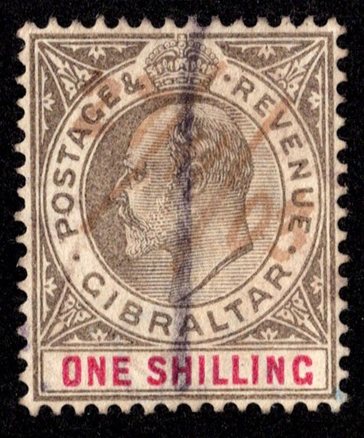 Gibraltar Scott 44 Used.