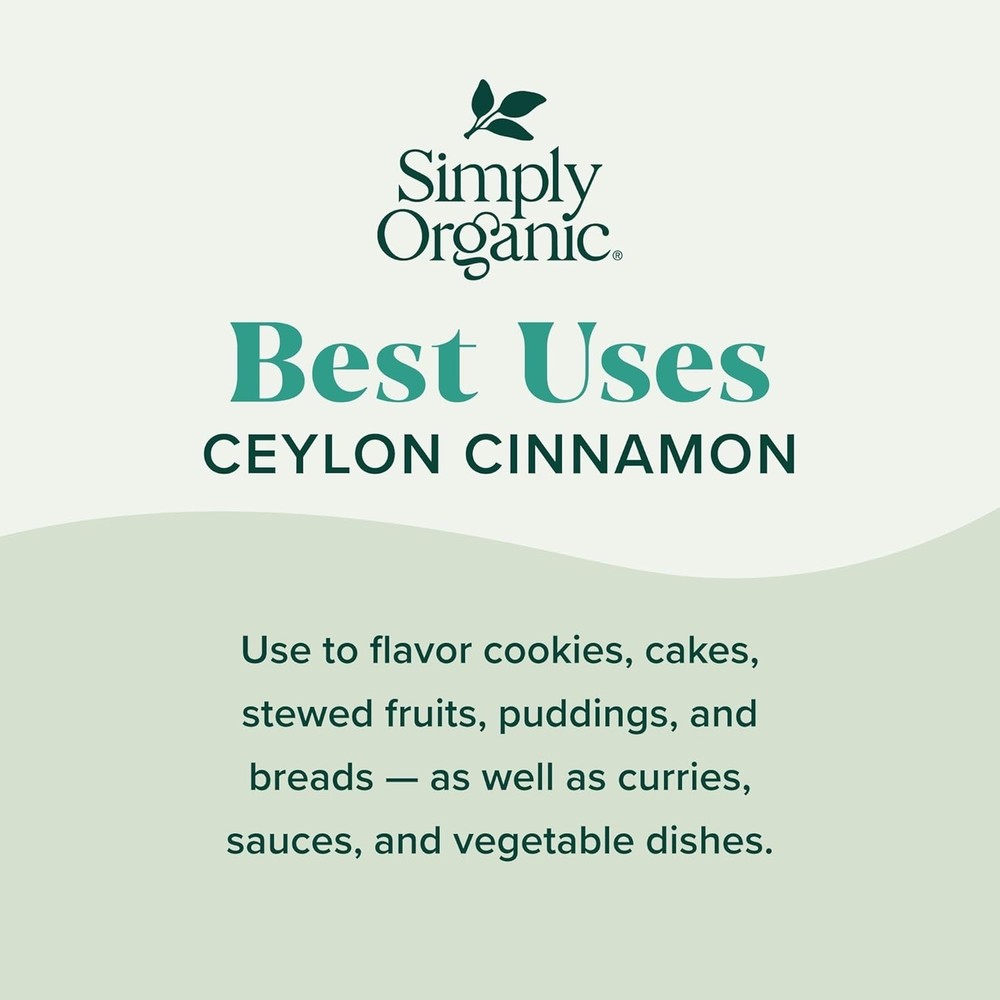 2.08 Oz Ceylon Ground Cinnamon - Organic Delight for Your Culinary Creations
