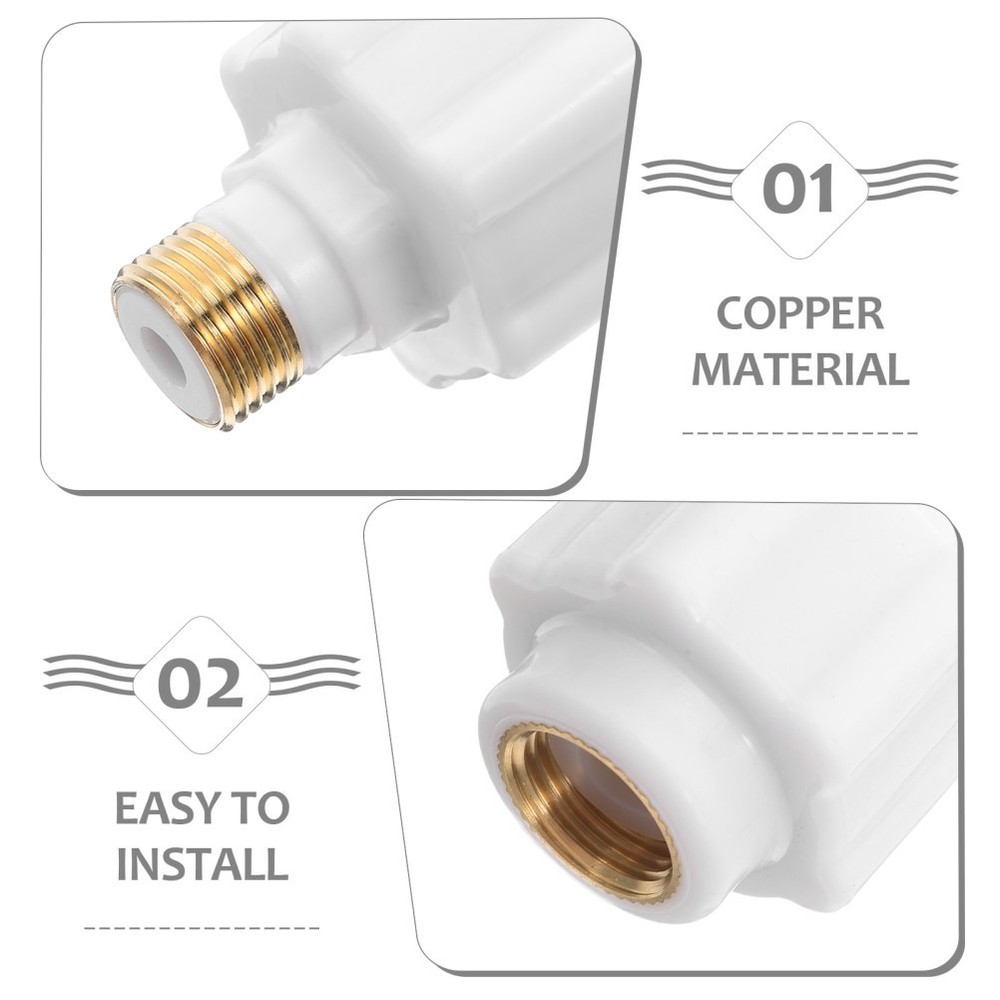 2 Pcs Water Pressure Regulator Solar Power Heater Heating Element Hot Cover