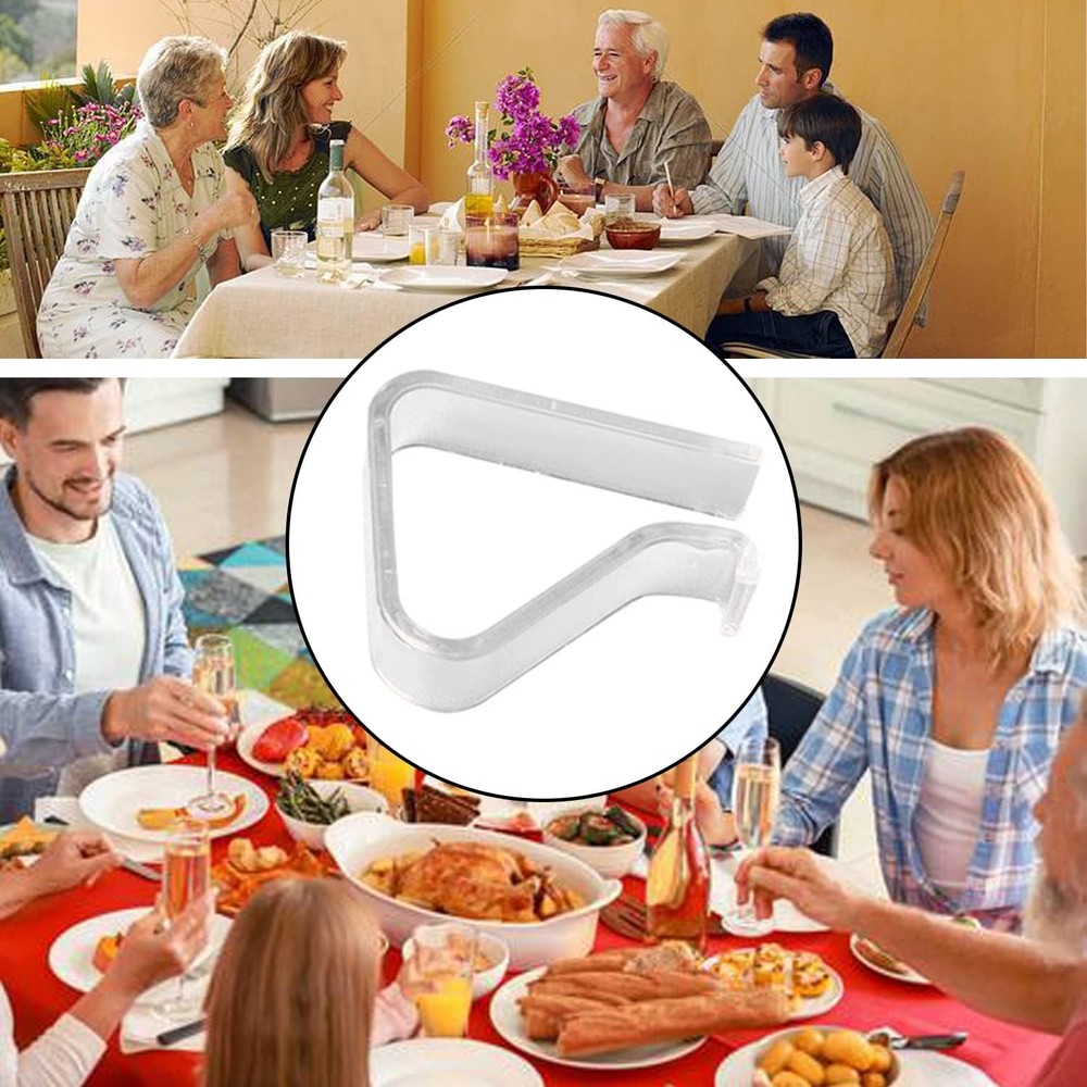 Clear Tablecloth Clips