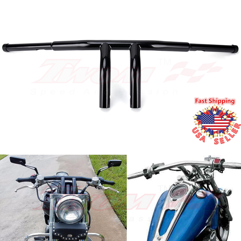 8" Rise Custom T-Bars 1" Drag Pullback Handlebar For Harley Touring Dyna 883 US