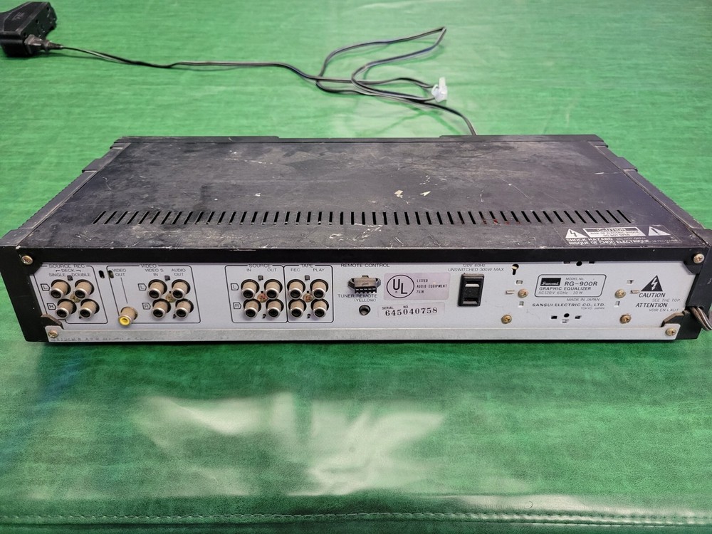 Sansui RG-900R EQUALIZER