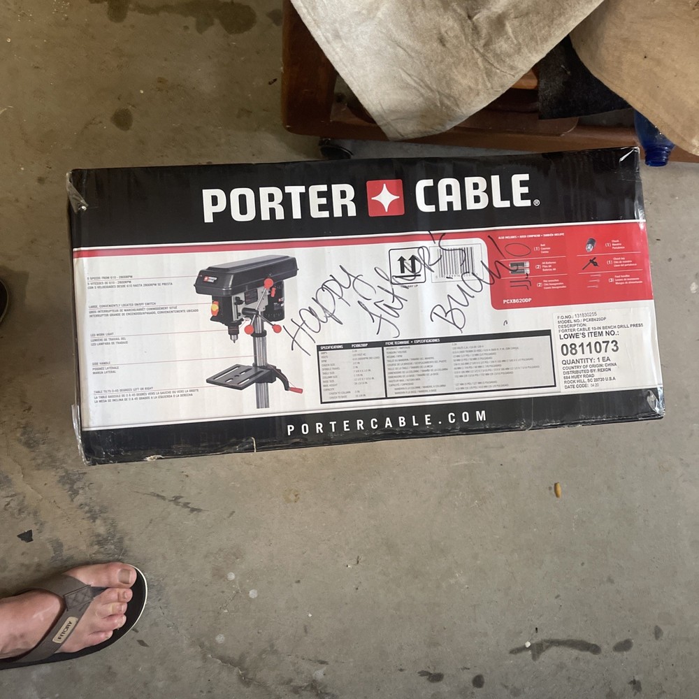 10” Drill Press Porter Cable PCXB6200DP