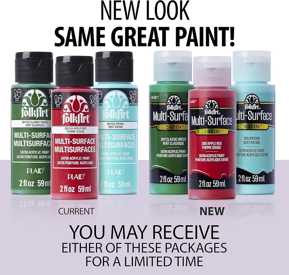 Multi-Surface Paint in Assorted Colors 2 oz, 2894, Wicker White