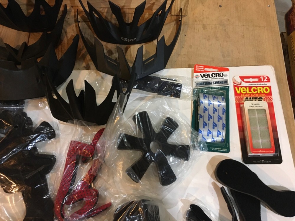 BICYCLE HELMET REPLACEMENT PADS - STRAP - VISOR- REPAIR BUNDLE