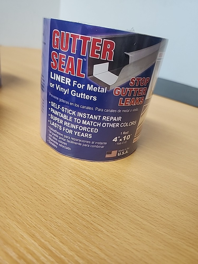 Gutter Liner Roll, 4-In. x 10-Ft. GSL410
