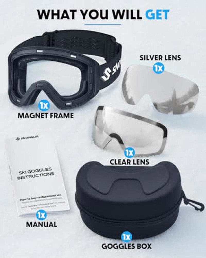 Snowalva Ski Goggles