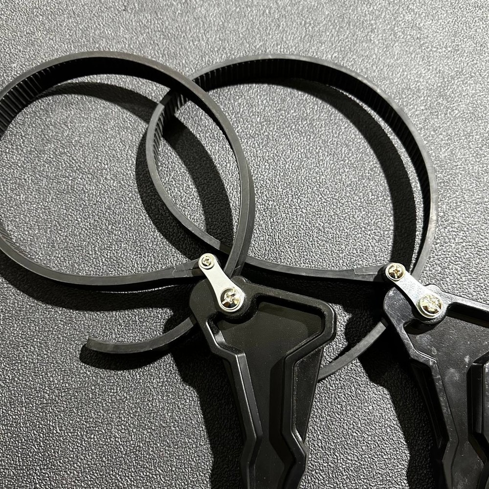 Husky Dual‑Material Strap Wrench – 28" Strap – 8" Capacity - 2-Pack