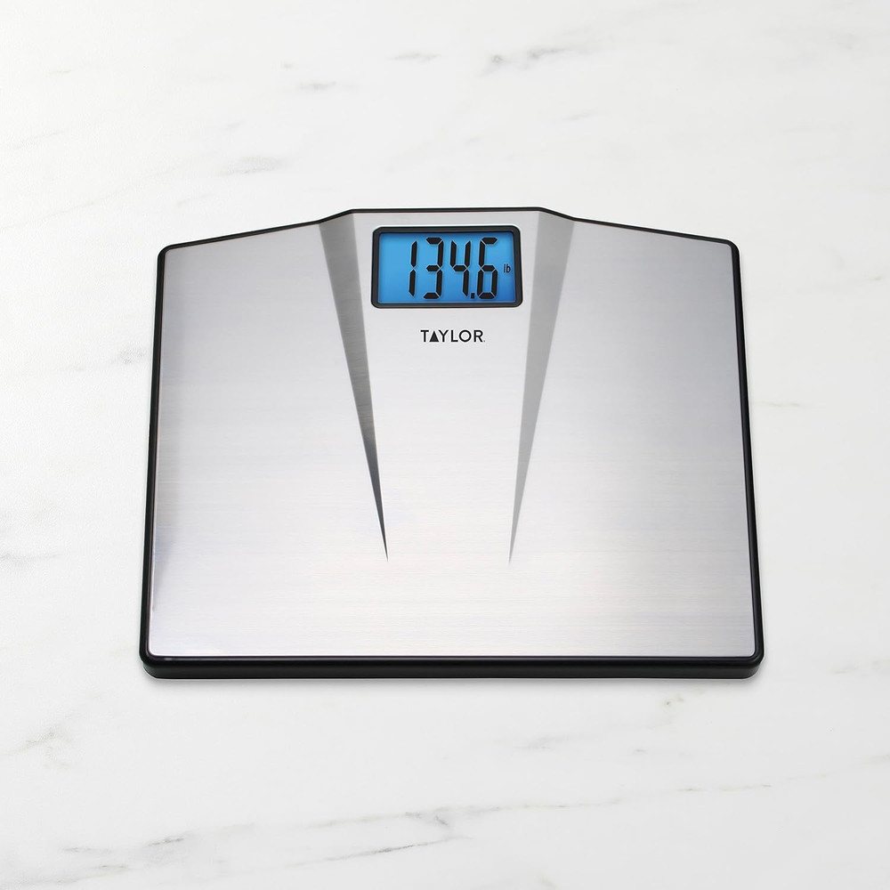 Digital Bathroom Scale, 1 Count (Pack of 1), Silver