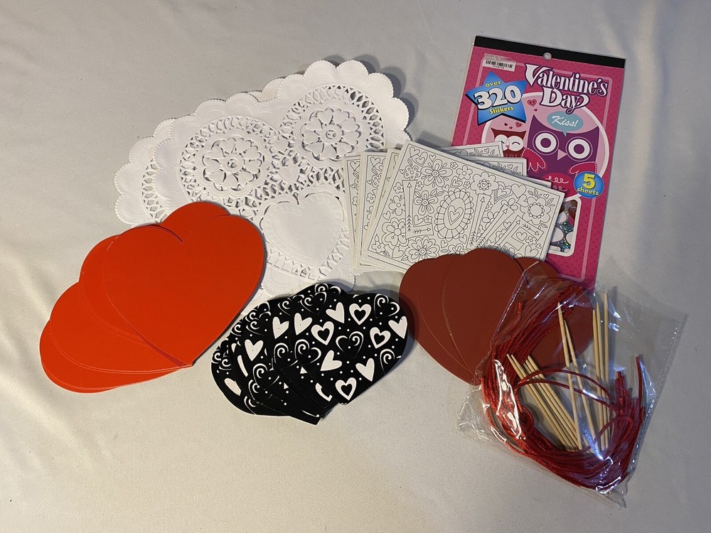 Valentine Craft Kit-Over 60 Pieces