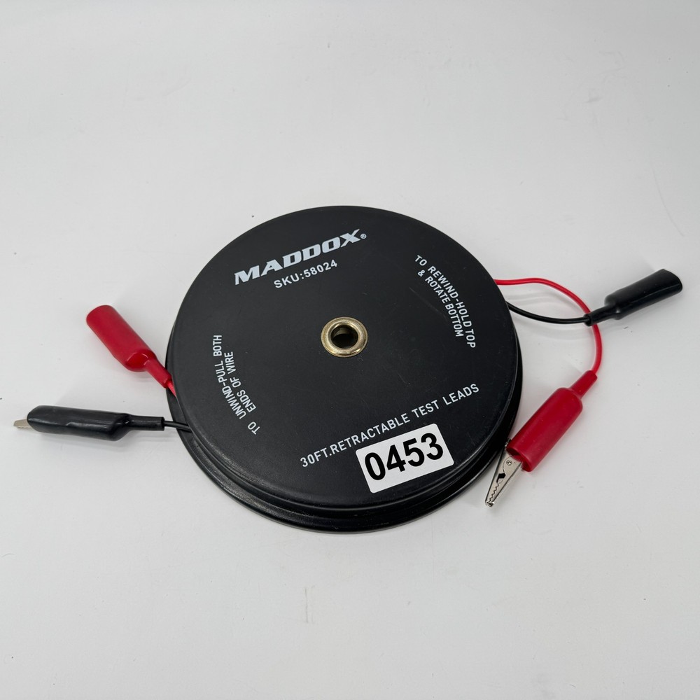 Maddox 30ft Retractable Test Leads: Testing Electrical Circuits! #58024