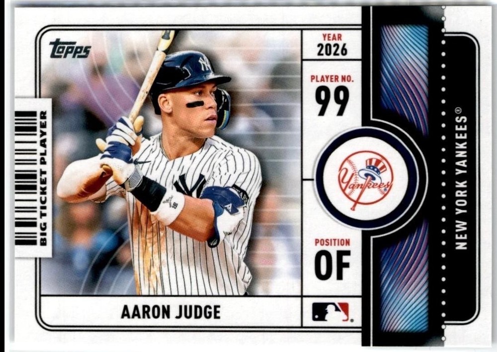 2026 Topps Series 1 Big Ticket Players Inserts - Complete Your Set