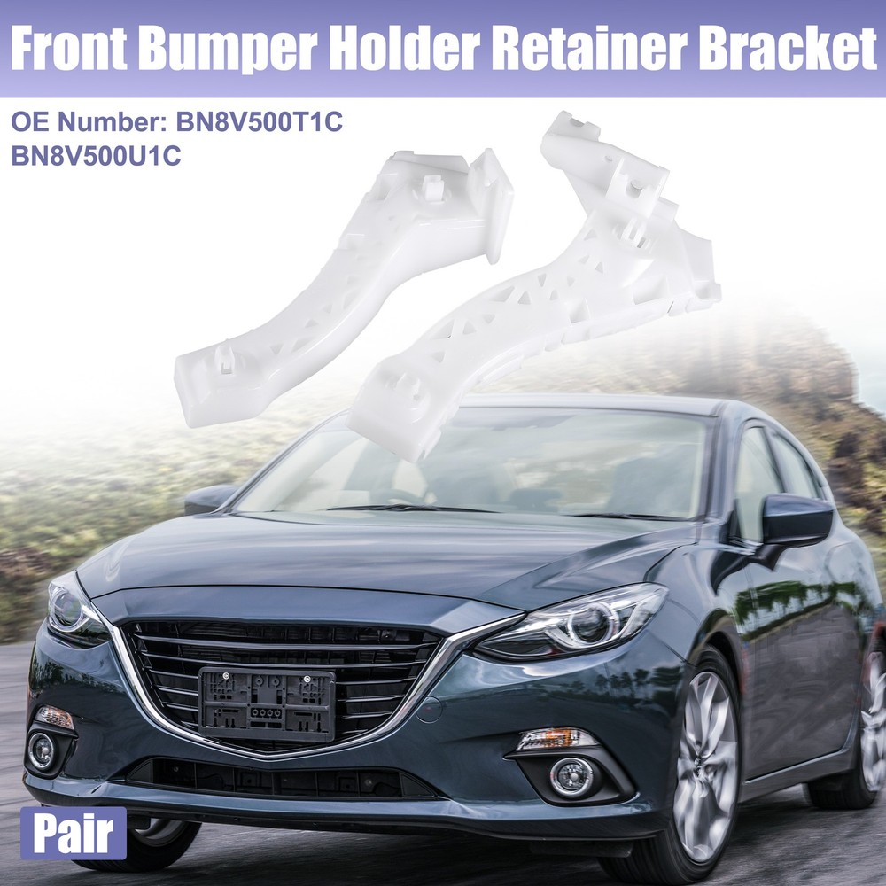 1Pair Front Left Right Bumper Mounting Support Bracket for Mazda 3 2004-2006