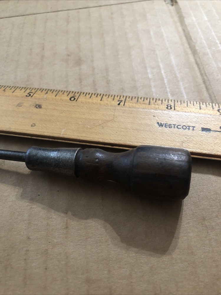 Small Screwdriver With Wood Handle