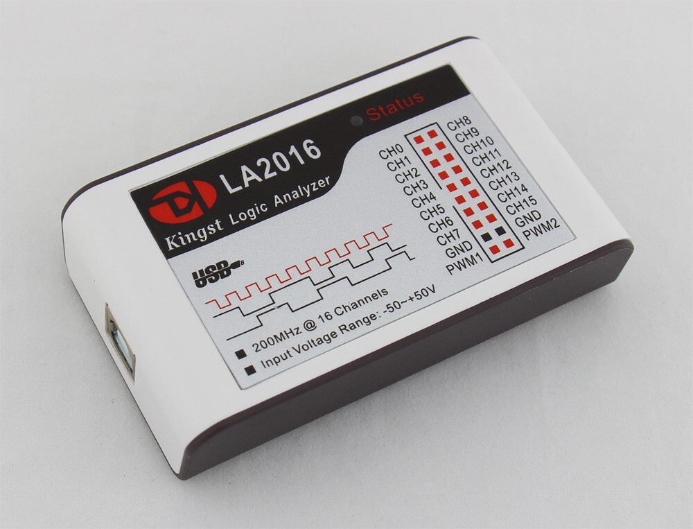 LA2016 USB Logic Analyzer 200M MAX Sample Rate 16Channels 2M PWM 10B samples
