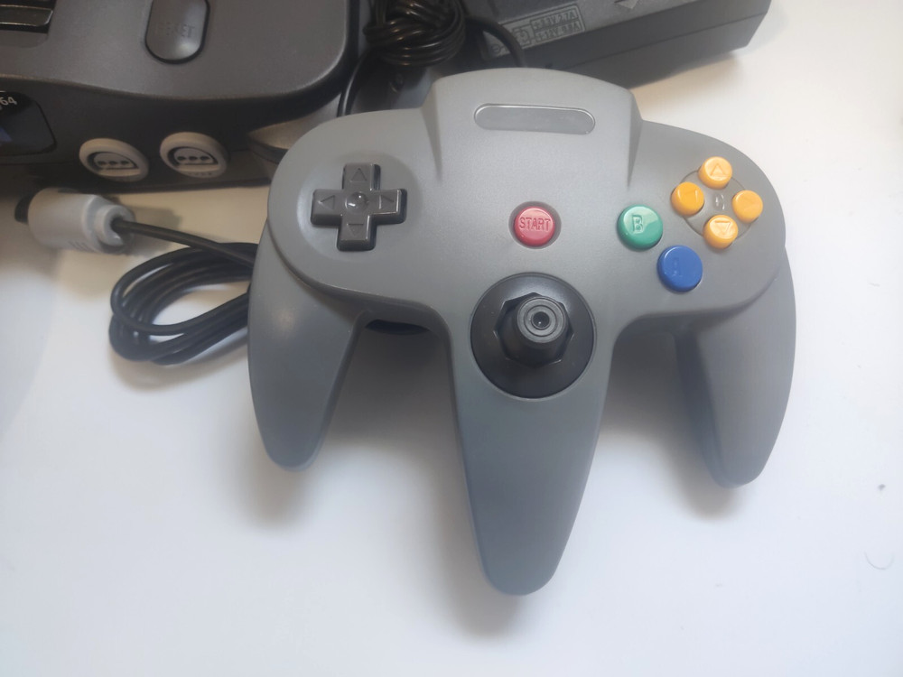 Nintendo 64 N64 Console Bundle with 2 New Controllers – Tested & Cleaned