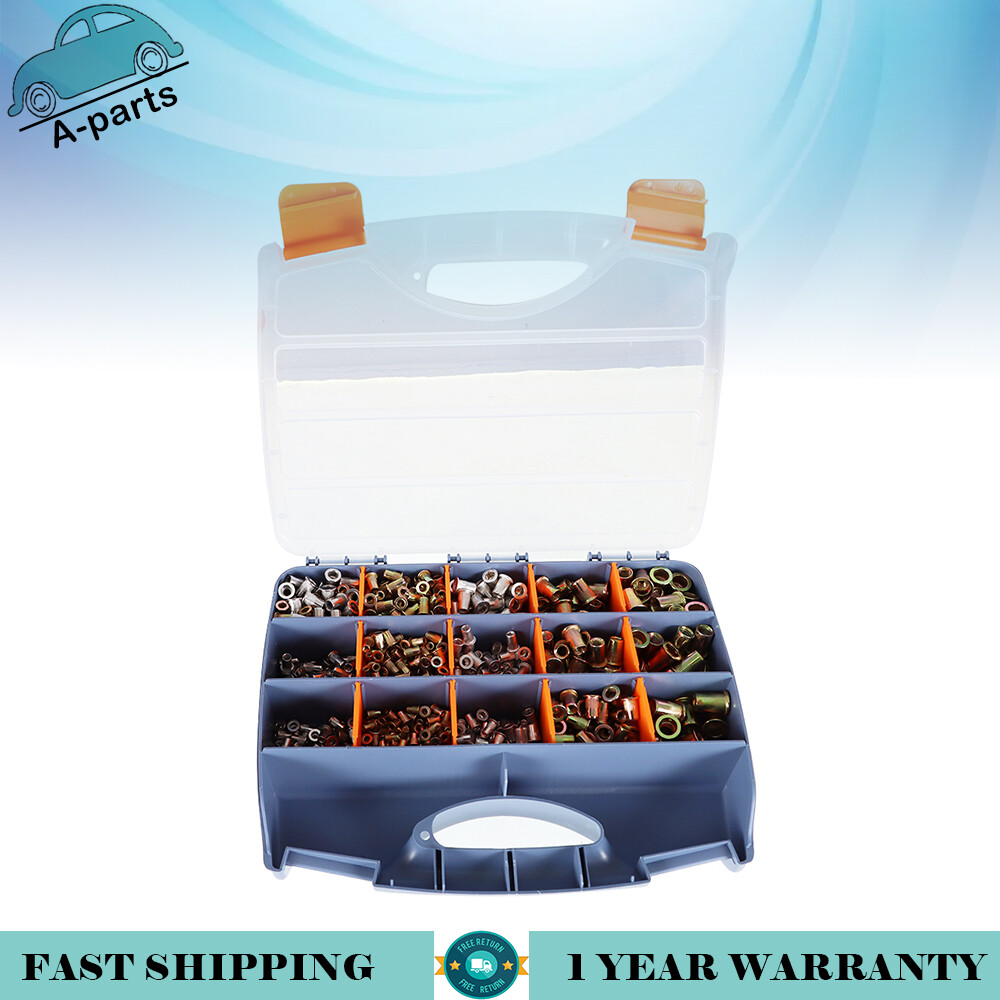 M3-M10 Kit Rivnut Tool Nut Setter Thread Setting Nutsert 900Pcs Rivet Nut Gun