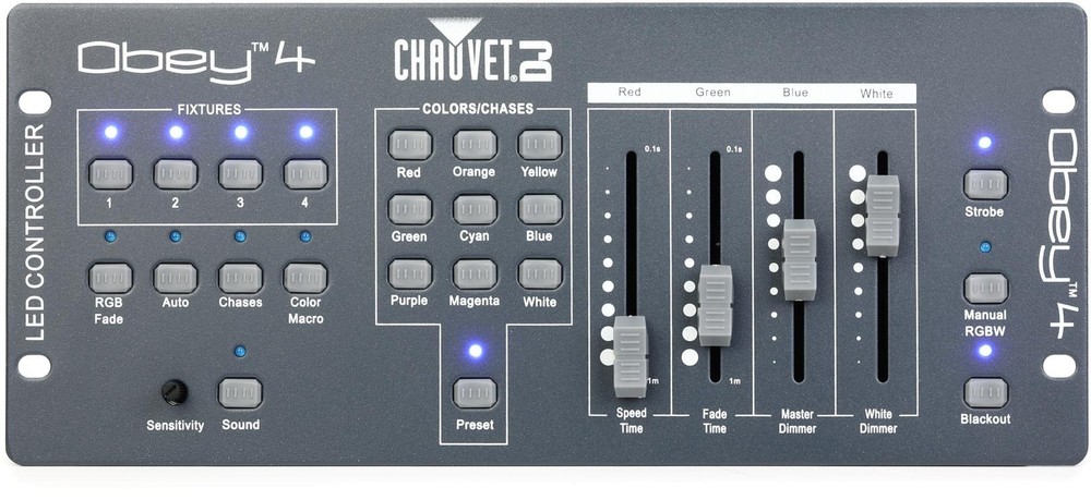 Chauvet DJ Obey 4 16-ch DMX Lighting Controller (2-pack) Bundle