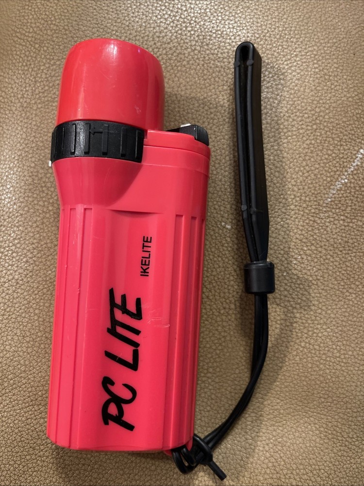 WORKING IKELITE - PC LITE Underwater Scuba Diving Torch/Flashlight Orange