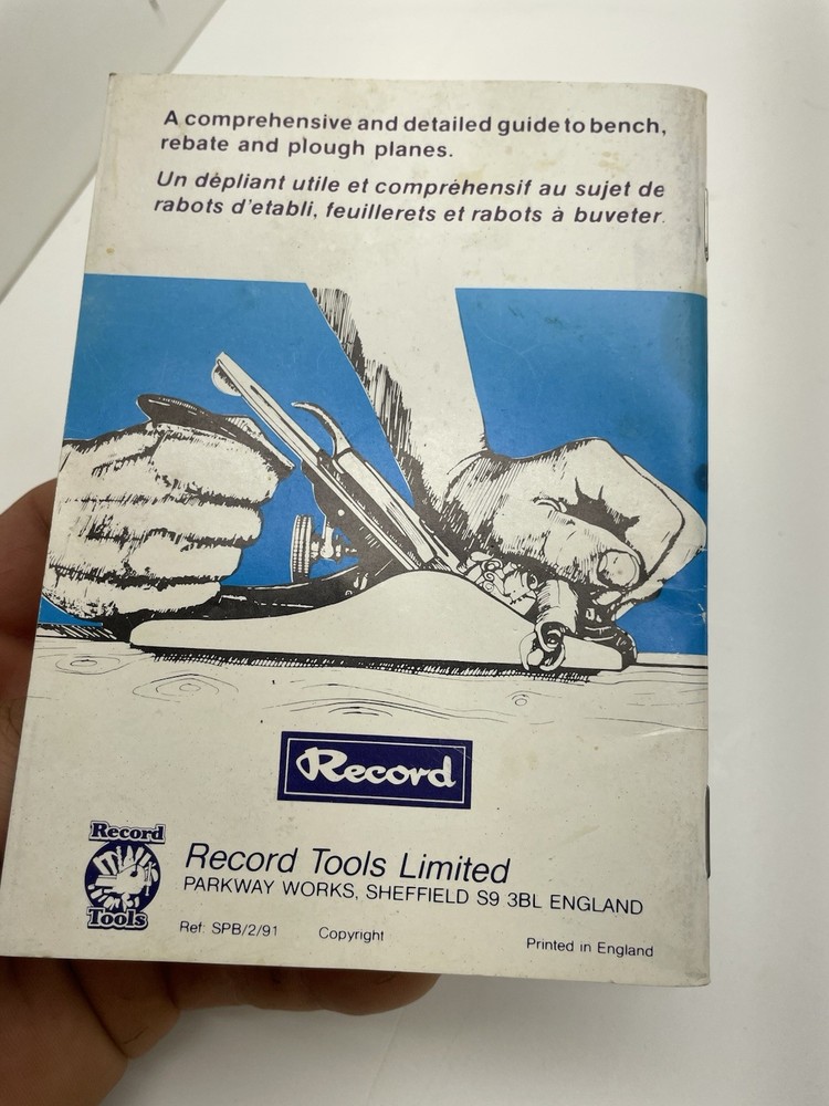 Record Planes & Planing Rabots & Rabotage - Record Tools