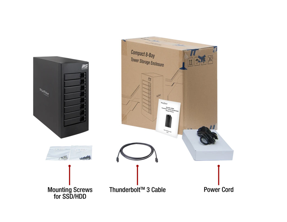 (Brand New) Highpoint RocketStor 6628A Thunderbolt 3 Raid Array