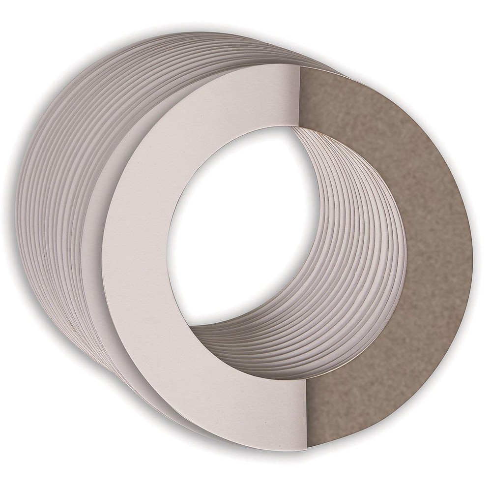 Self-Adhesive Wreath Ring Chipboard Collage Craft Projects 9 Inch 24 PCS