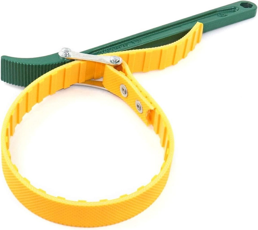 Oil Filter Strap Opener Wrench 12" - Adjustable Strap