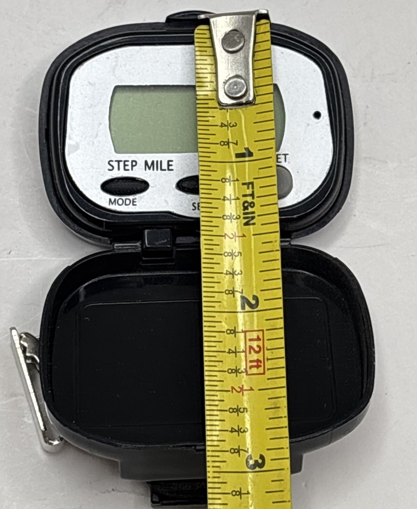 Personal Pedometer BLUE CROSS BLUE SHIELD Black with Clip