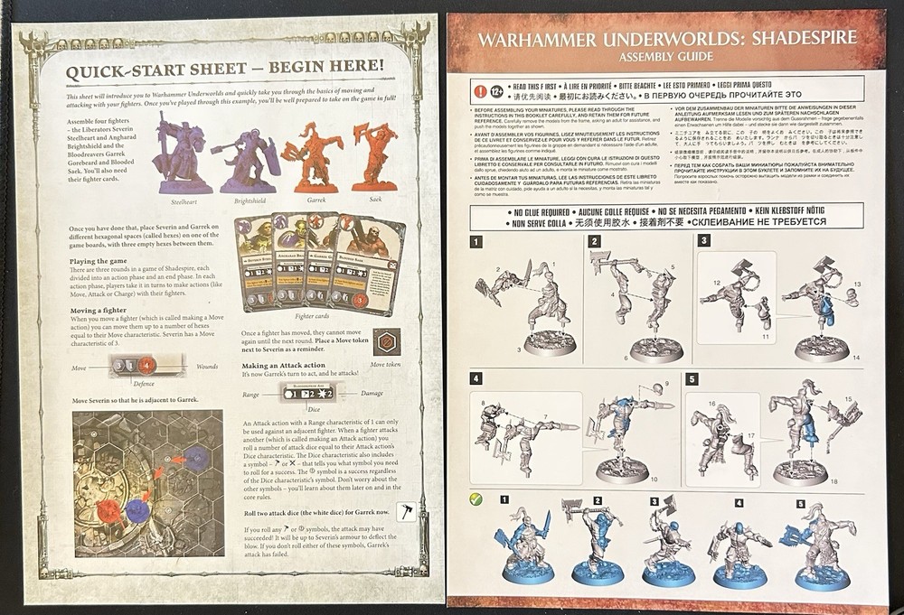 Warhammer Underworlds Shadespire Games Workshop Board Game Complete