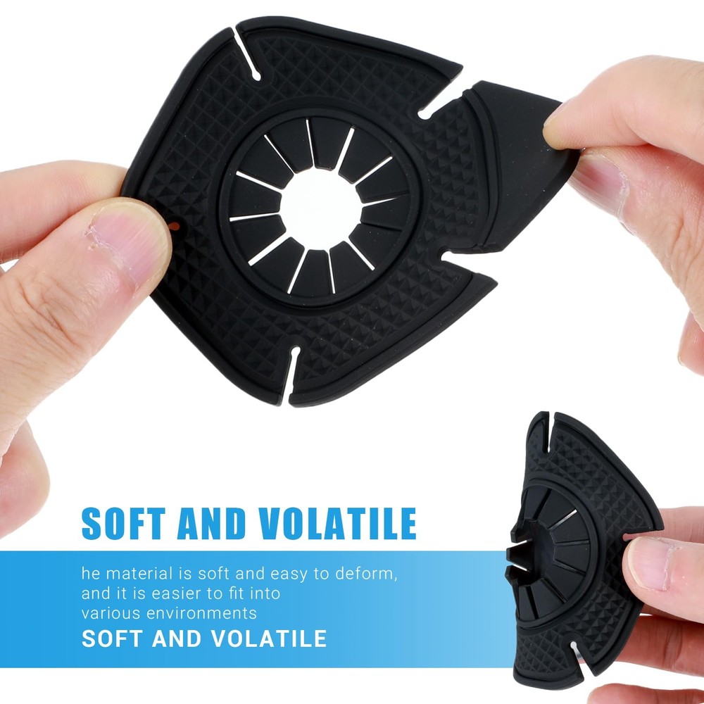 2PCS Silicone Windshield Wiper Covers Arm Hole Protector Pivot Guards, Front...