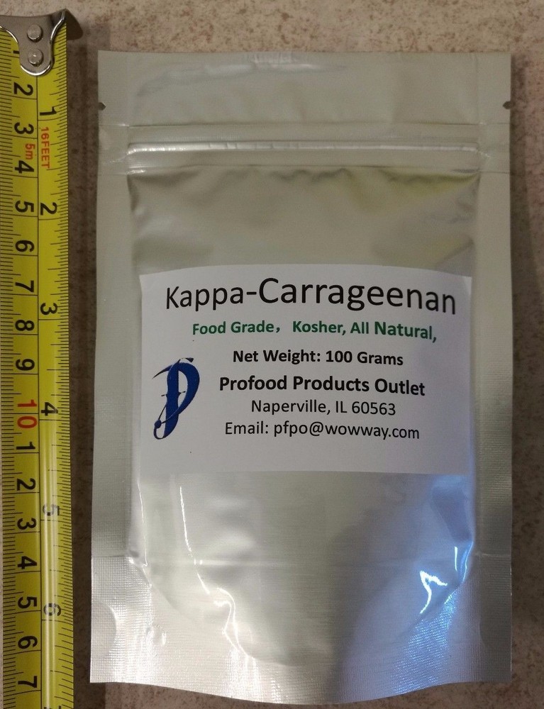 Carrageenan 100 grams, GENU® texturizer type MB-150F, gums, texture