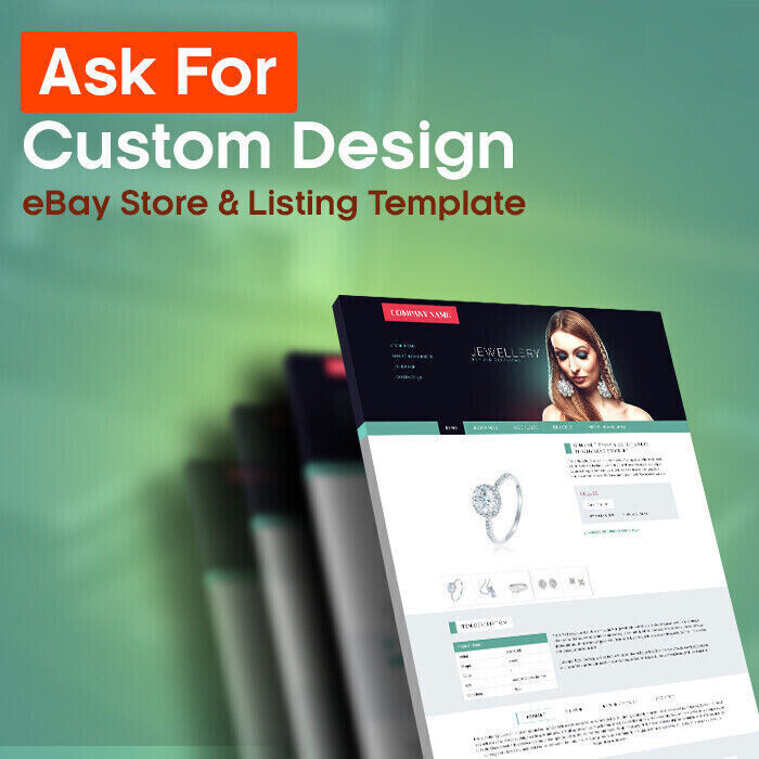 Ebay Listing Template HTML Professional Mobile Responsive Design Universal