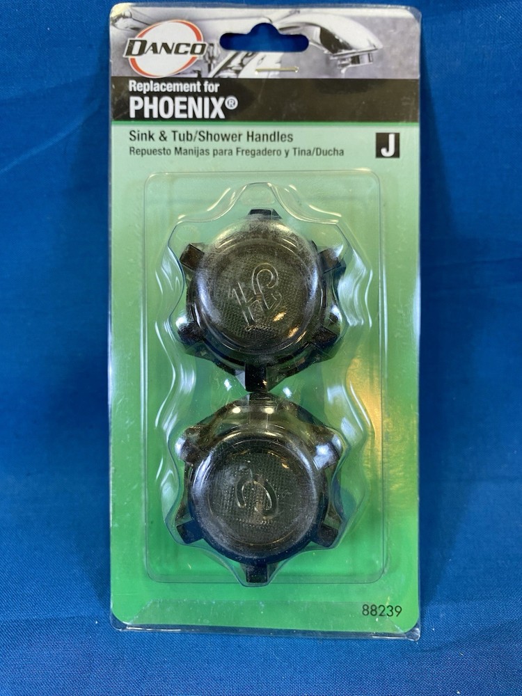 Danco 88239 Sink & Tub / Shower Handles Replacement For Phoenix Type J Hot Cold