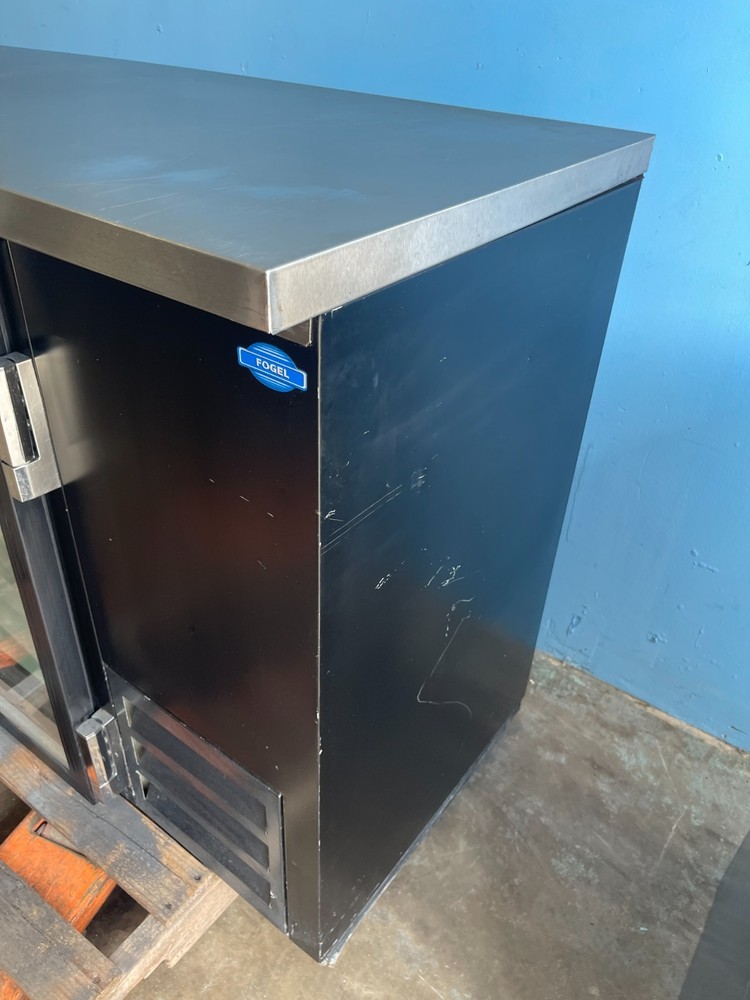 Fogel MR-15-GL Two-Section Back Bar Cooler